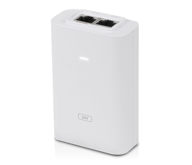 Ubiquiti POE-24-24W-G-WH Zasilacz PoE 24V 1A 24W Gigabit - 1573625 - zdjęcie 2